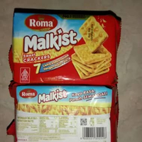 Roma Malkist Crackers 105gr, Roma Malkist Abon 105gr, Roma Malkist Cokelat 105gr Roma Malkist Abon 1