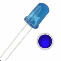 Led 5mm Biru led 5mm Blue Led 5mm warna Biru Lampu LED 5mm Biru Light Emitting diode Blue Super tera