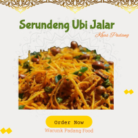 Serundeng Ubi Jalar Padang / Oseng-oseng Ubi jalar Khas Minangkabau