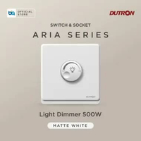 DUTRON ARIA Series White Lampu Dimmer / Dimmer Lampu / Saklar Peredup Lampu