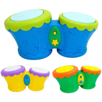 Hand Drums For Kids Educational Instruments Light Up Beating Hand Drum Enhancing Sense Of Rhythm Learning Music Toy Set Gift