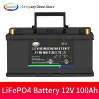 100Ah LiFePO4 Battery 12v Lithium Iron Phosphate Battery with BMS Board CCA1900A Longer Life Deep Cycles Automobile car Battery