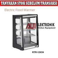 RTR-129CH Electric Food Warmer - Mesin Showcase Pemajang & Penghangat Kue, Roti, Makanan Cepat Saji 