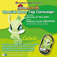 Pokemon Mezastar - Tag Chip Celebi promo sealed limited edition