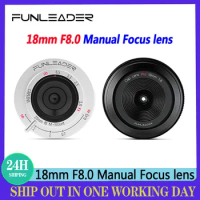 FUNLEADER 18mm F8.0/18mm F8.0 Pro Camera lens Full-Frame Manual Focus lens For Leica M Sony E Fuji XF Mount Camera