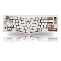MDA height capybara keycaps pbt material sublimation for Aula F99 F87 VGNv98pro S99 hi75 Mechanical Keyboard