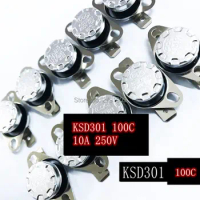 KSD301 100 Degrees NO Normally Open Automatic Closure Temperature switch 100C Normally Closed NC Automatic Disconnecting Switch