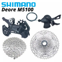 SHIMANO DEORE M5100 SLX 1x11 Speed Groupset MTB Mountain Bike Rear Dearilleur 11V 11S 42T 51T RD Cassette HG 601 Chain