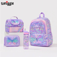 Genuine Australian Smiggle Backpack Children Stationery Student Pencil Case Cute Large Backpack Meal Bag Water Cup Student Gift