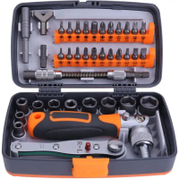 Set Kunci Rachet Alat Perbaikan Mobil Motor Repair Tools 38 in 1