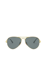แว่นกันแดดยูนิเซ็กส์ รุ่น Aviator Metal II RB3689 9064S2 58 เลนส์สีฟ้า