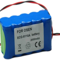 tops 2000mAH News Electrocardiogram machine battery for OSEN ECG-8110 ECG-8110A,ECG-8130A