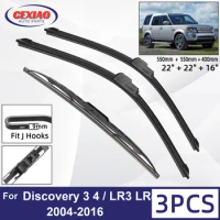 For LAND ROVER Discovery 3 4 / LR3 LR4 2004-2016 Car Front Rear Wiper Blades Windscreen Wipers Auto Windshield 22"+22"+16 2015