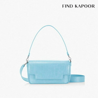 送禮首選★【FIND KAPOOR】LIA 27 CRINKLED 兩用斜背翻蓋方包- FBLI27CR0SB天空藍 附防塵袋+提袋【全館滿額折價★APP下單跨店最高22%點數回饋】