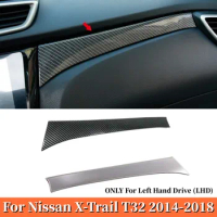 ABS Car Center Console Glovebox Decoration Sequins Sticker Cover Trims Strip For Nissan X-Trail XTrail T32 2014-2018 Accessories