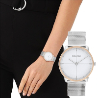 Calvin Klein CK Expression系列 時尚米蘭雙針中性手錶 送禮推薦-35mm 25200157
