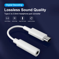 Accessories For Mobile Phones Type C To 3.5mm Headphone Cable AUX Audio Adapter For Xiaomi Huawei P20 Samsung Smart OMAY