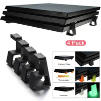 Game Console Horizontal Holder Bracket Cooling Feet For Sony PS4 Slim Pro