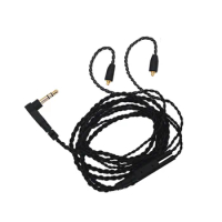 3.5mm MMCX Cable Cords for Shure SE215 SE315 SE535 SE846 Earphones Tangle-Free Audio Devices Wires