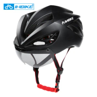 INBIKE Helmet Cycling Bike Ultralight helmet Integrally-molded Breathable Riding Mountain Road Bicycle MTB Helmet Safe Men MX-9