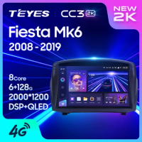 TEYES CC3L CC3 2K For Ford Fiesta Mk 6 2008 - 2019 Car Radio Multimedia Video Player Navigation stereo GPS Android 10 No 2din 2 din dvd