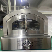Stainless Steel Pizza Oven with Glass, Outdoor Pizza Oven, Portable Pizza Oven, Beautiful Gas, Free Shipping