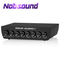 Nobsound T7 7-Band Equalizer Balanced XLR / RCA Preamp for Home Amplifier