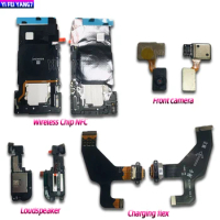 Original Front Camera Main Facing Camera Power USB Charging Dock Loudspeaker Chip NFC Flex For Huawei P30 Pro mate 30