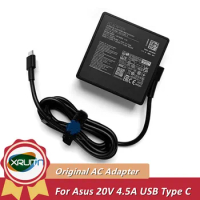 Genuine ADP-90RE B 20V 4.5A USB Type C AC Adapter Charger for Asus VivoBook S 14 M3402RA K3402ZA VivoBook S 15 M3502QA Laptop