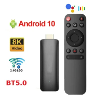 Mini TV Stick Android 10 Bluetooth 5.0 wifi Smart TV Box 4K HDMI Adapter Quad Core ARM Cortex A53 1GB 8GB Support 2.4G&amp;5.8G