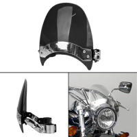 Motorcycle Windshield Fairing Wind Deflector Windscreen For Harley Sportster XL 883 1200 Models