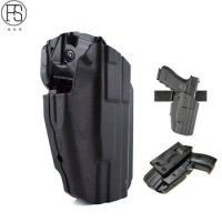 Tactical Hunting Pistol Gun Belt Holster Right Hand Airsoft Paintball Shooting Waist Holster For Universal Gun All Kind Gun