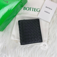 樂天卡滿5千回饋10%｜美國代購  台灣現貨 Bottega Veneta BV 男短夾 兩折短夾