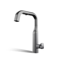 貝克巴斯F05pro智慧抽拉式廚房水龍頭；感應出水；聯動垃圾處理器