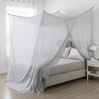 UrGarding silver fiber&amp;cotton emf/rf shielding and hf+lf bed mosquito mesh net, radiation protection canopy for single bed