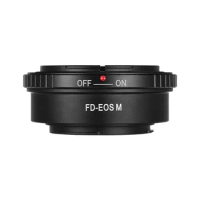 FD-EOS M Lens Adapter Ring for Canon FD Lens to Canon EOS M Cameras for Canon EOS M M2 M3 M5 M6 M10 M50 M100 Mirrorless Camera