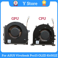 Y Store New Original Laptop CPU Cooling Fan For ASUS Vivobook Pro15 OLED K6502Z 2022 Fast Ship