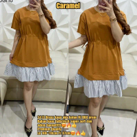 Dress HJ premium BKK super strech dan super soft 100-tmc jumbo 3413