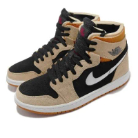 Nike 休閒鞋 Air Jordan 1 Zoom CMFT 男鞋 小麥 卡其黑 CT0978-200