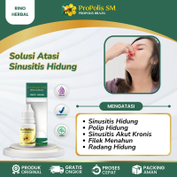 Propolis Sm Membantu Sinusitis Sinus Polip Hidung Pilek Menahun Infeksi Pernafasan Mampet Tersumbat 