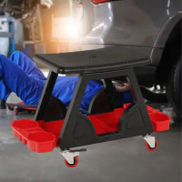 Workshop Creeper Seat Car Detailing Stool Chair Mechanic Stool Rolling Creeper Garage Seat for Automotive Garage Workshop Home