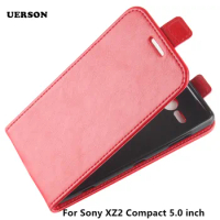Fundas For Sony Xperia XZ2 Compact 5.0'' Luxury Leather Wallet Phone Case Capas For Sony XZ2 Compact H8314 H8324 Flip Back Cover
