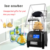 220V Electric Ice Crusher Commercial Use Ice Drink Blender Smoothies Machine Block Shaving Machine