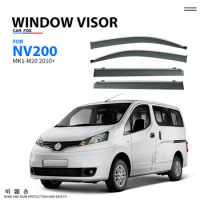 Window Visor For Nissan NV200 M20 2010-2022 Vent Ventvisor Wind Deflectors Visors Rain Guard Shades Visor Door Visor