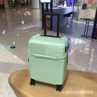 ANA日本hinomoto拉桿箱前置開口商務行李箱女小輕便登機旅行箱 F5VD