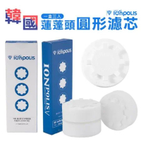 韓國IONPOLIS 蓮蓬頭專用替換濾芯/除氯濾心-圓形3個/盒