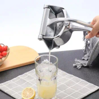 Manual Juice Squeezer Stainless Steel Hand Pressure Juicer Pomegranate Orange Lemon Sugar Cane Juice Bar Kitchen Fruit Tool