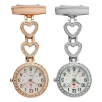 fashion trend New nurse watch chest watch medical nurse pocket watch Diamond watch