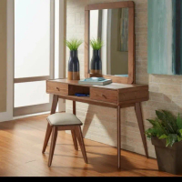 Meja Rias MinimalisKayu Jati/ Tolet Kaca Cermin Minimalis Furniture Mebel Jepara