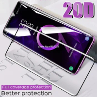 20D Full Curved Tempered Glass for Samsung Galaxy S9 S8 Plus Note 8 9 Screen Protector on The S8 S9 S7 S6 Edge Protective Film